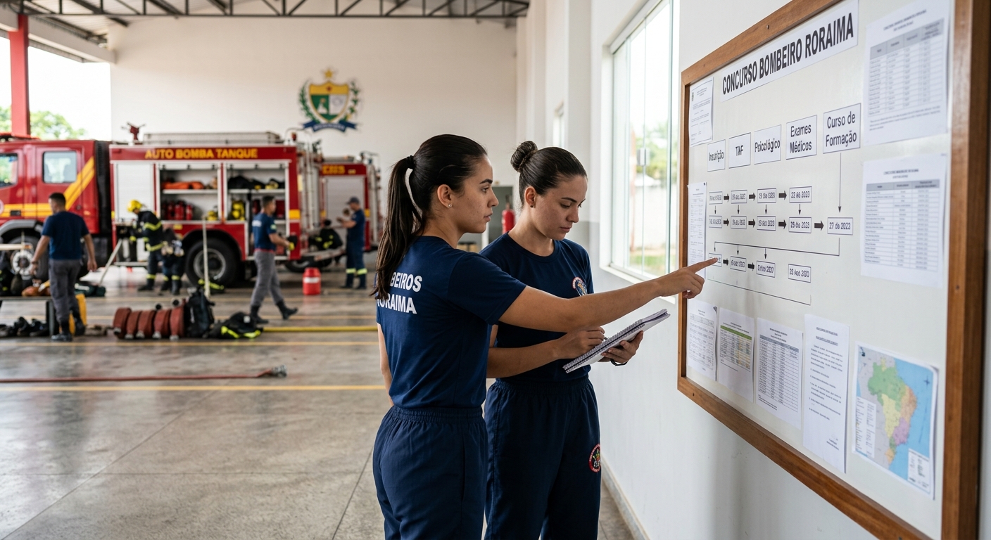 Como Se Preparar para o Concurso Bombeiro RR Seguindo o Cronograma